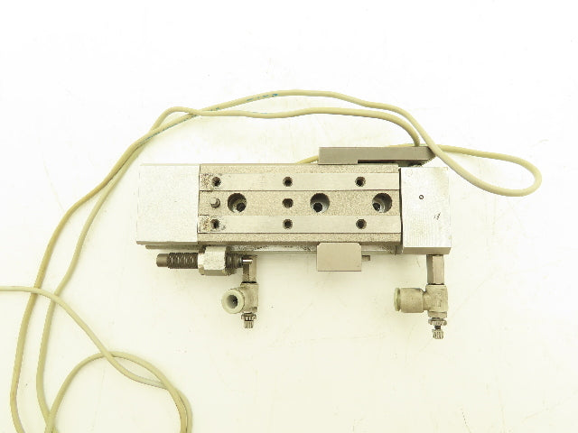 SMC MXQ12L-40CSFR Pneumatic Air Slide Table Cylinder End Lock 12mm x 40mm Stroke