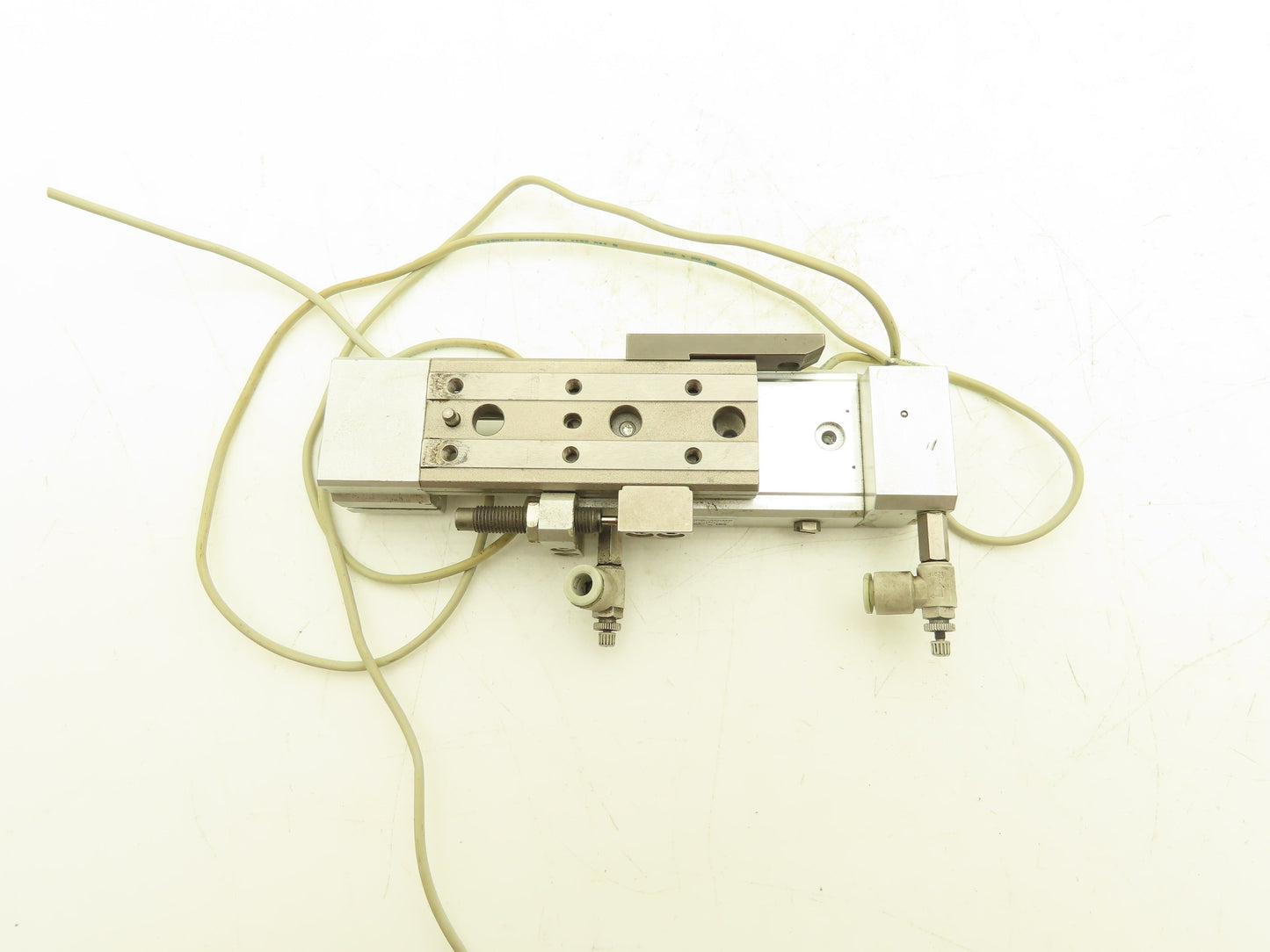 SMC MXQ12L-40CSFR Pneumatic Air Slide Table Cylinder End Lock 12mm x 40mm Stroke