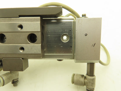 SMC MXQ12L-40CSFR Pneumatic Air Slide Table Cylinder End Lock 12mm x 40mm Stroke