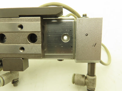 SMC MXQ12L-40CSFR Pneumatic Air Slide Table Cylinder End Lock 12mm x 40mm Stroke