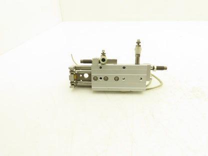 SMC MXQ12L-40B Pneumatic Air Slide Table Cylinder w/Shocks 12mm Bore 40mm Stroke