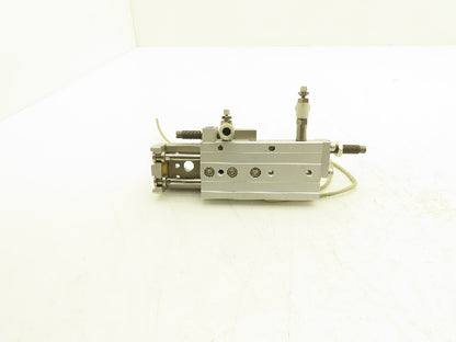 SMC MXQ12L-40B Pneumatic Air Slide Table Cylinder w/Shocks 12mm Bore 40mm Stroke