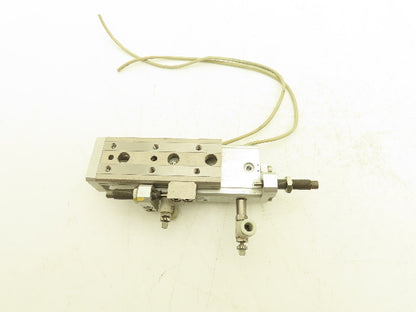 SMC MXQ12L-40B Pneumatic Air Slide Table Cylinder w/Shocks 12mm Bore 40mm Stroke