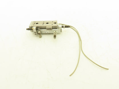 SMC MXQ12L-40B Pneumatic Air Slide Table Cylinder w/Shocks 12mm Bore 40mm Stroke