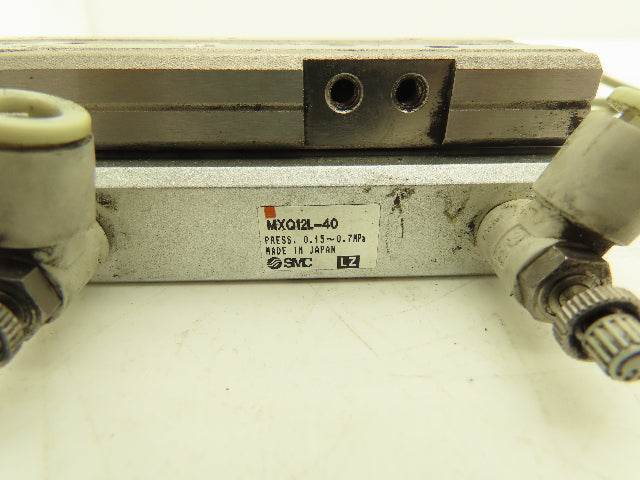 SMC MXQ12L-40 Pneumatic Air Slide Table Cylinder 12mm Bore 40mm Stroke