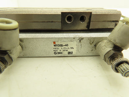 SMC MXQ12L-40 Pneumatic Air Slide Table Cylinder 12mm Bore 40mm Stroke
