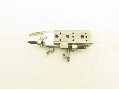 SMC MXQ12-40B Pneumatic Air Slide Table Cylinder w/Shocks 12mm Bore 40mm Stroke