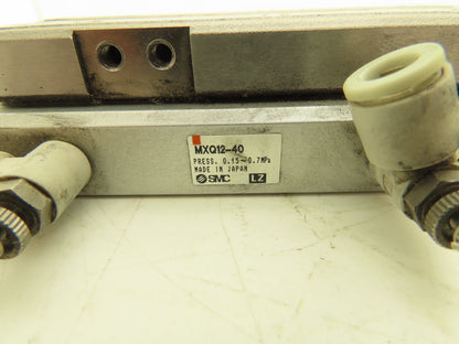 SMC MXQ12-40 Pneumatic Air Slide Table Cylinder 12mm Bore 40mm Stroke