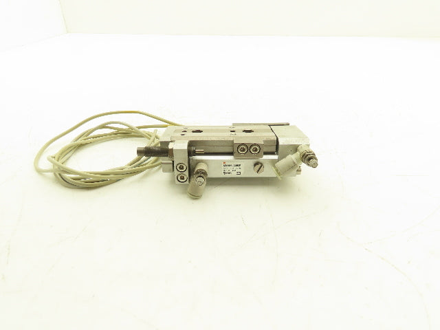 SMC MXQ12L-30BSR Pneumatic Air Slide Table Cylinder End Lock 12mm x 30mm Stroke