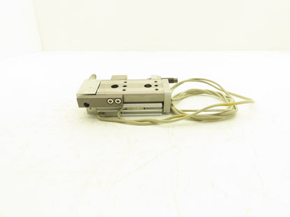 SMC MXQ12L-30BSR Pneumatic Air Slide Table Cylinder End Lock 12mm x 30mm Stroke