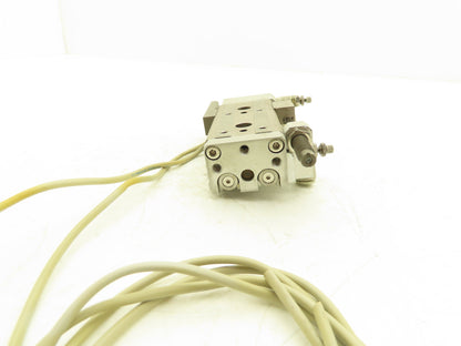 SMC MXQ12L-30BSR Pneumatic Air Slide Table Cylinder End Lock 12mm x 30mm Stroke