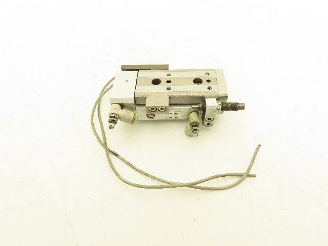 SMC MXQ12-30BSR Pneumatic Air Slide Table Cylinder End Lock 12mm x 30mm Stroke