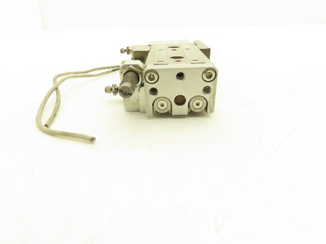 SMC MXQ12-30BSR Pneumatic Air Slide Table Cylinder End Lock 12mm x 30mm Stroke