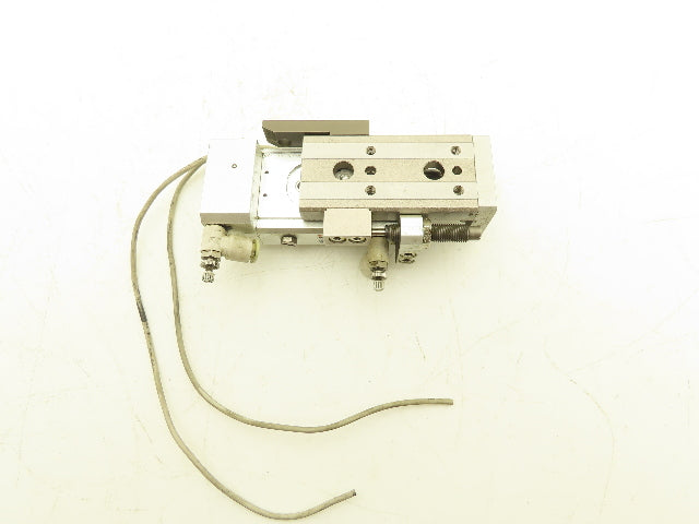 SMC MXQ12-30BSR Pneumatic Air Slide Table Cylinder End Lock 12mm x 30mm Stroke