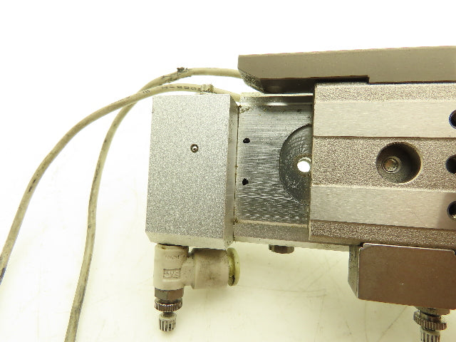 SMC MXQ12-30BSR Pneumatic Air Slide Table Cylinder End Lock 12mm x 30mm Stroke