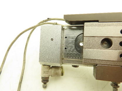 SMC MXQ12-30BSR Pneumatic Air Slide Table Cylinder End Lock 12mm x 30mm Stroke