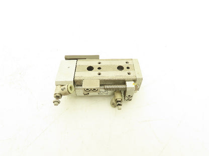 SMC MXQ12-30CSR Pneumatic Air Slide Table Cylinder End Lock 12mm x 30mm Stroke