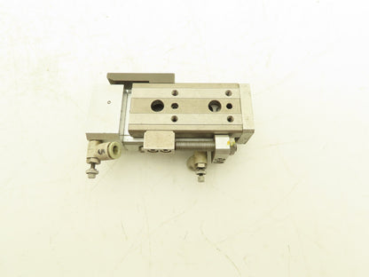 SMC MXQ12-30CSR Pneumatic Air Slide Table Cylinder End Lock 12mm x 30mm Stroke