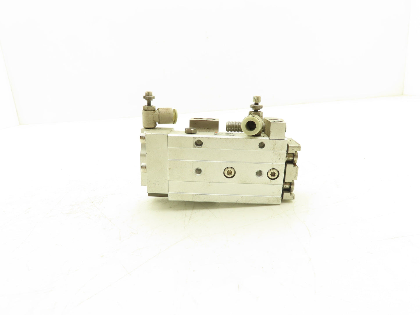 SMC MXQ12-30CSR Pneumatic Air Slide Table Cylinder End Lock 12mm x 30mm Stroke