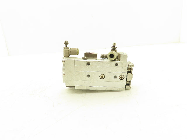 SMC MXQ12-30CSR Pneumatic Air Slide Table Cylinder End Lock 12mm x 30mm Stroke