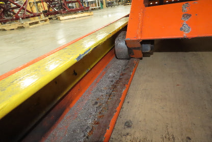 Air Pneumatic Scissor Lift Table 4000lb Cap 64x98" Swivel Top 24" Travel