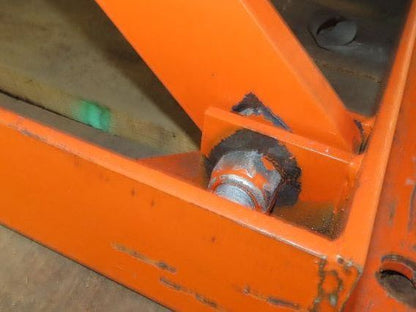 Air Pneumatic Scissor Lift Table 4000lb Cap 64x98" Swivel Top 24" Travel