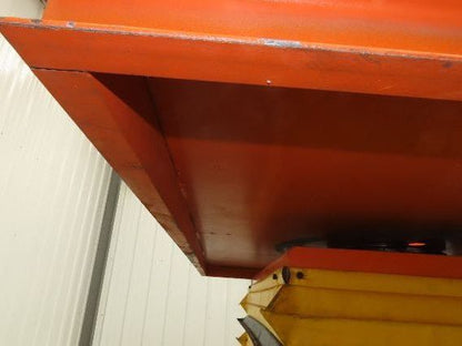 Air Pneumatic Scissor Lift Table 4000lb Cap 64x98" Swivel Top 24" Travel