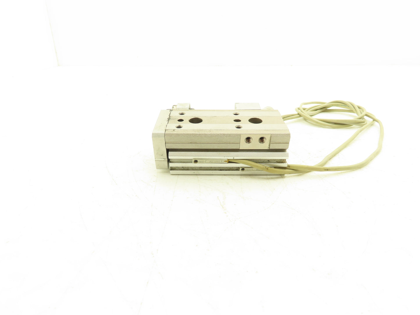 SMC MXQ12-30AS Pneumatic Air Slide Table Cylinder w/Stop 12mm Bore 30mm Stroke