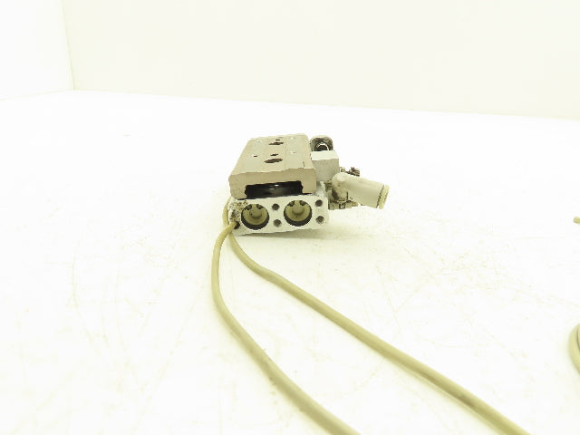 SMC MXQ12-30AS Pneumatic Air Slide Table Cylinder w/Stop 12mm Bore 30mm Stroke