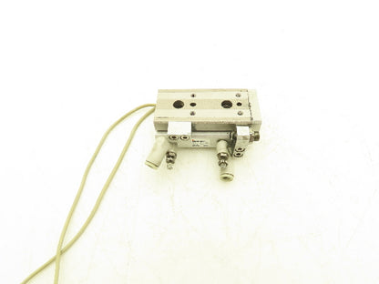 SMC MXQ12-30AS Pneumatic Air Slide Table Cylinder w/Stop 12mm Bore 30mm Stroke