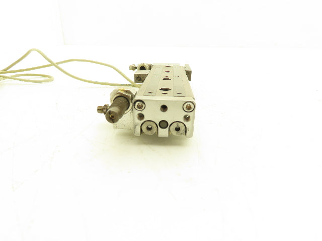 SMC MXQ8-50BSR Pneumatic Air Slide Table Cylinder End Lock 8mm Bore 50mm Stroke
