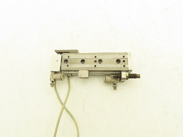 SMC MXQ8-50BSR Pneumatic Air Slide Table Cylinder End Lock 8mm Bore 50mm Stroke