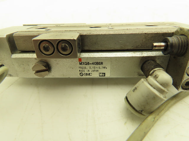 SMC MXQ8-40BSR Pneumatic Air Slide Table Cylinder End Lock 8mm Bore 40mm Stroke