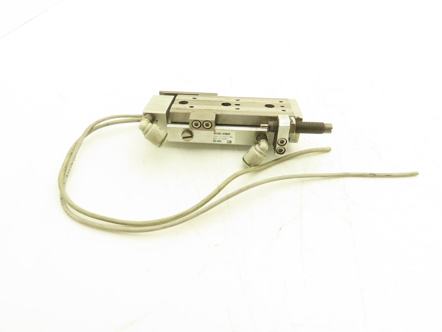 SMC MXQ8-40BSR Pneumatic Air Slide Table Cylinder End Lock 8mm Bore 40mm Stroke