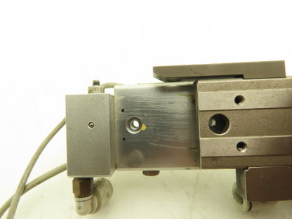 SMC MXQ8-40BSR Pneumatic Air Slide Table Cylinder End Lock 8mm Bore 40mm Stroke