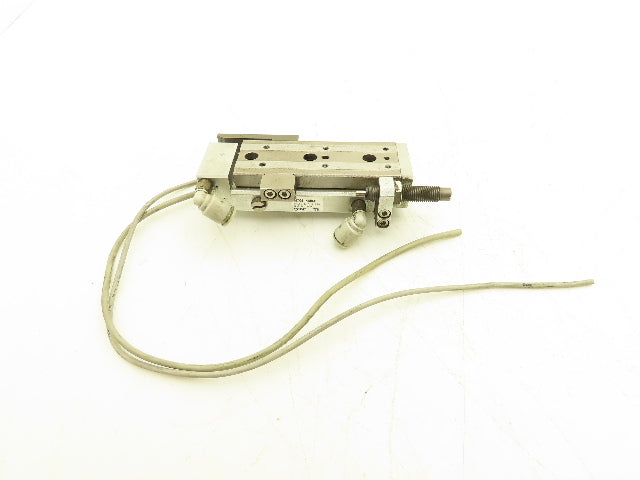 SMC MXQ8-40BSR Pneumatic Air Slide Table Cylinder End Lock 8mm Bore 40mm Stroke