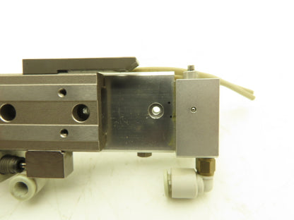 SMC MXQ8L-40BSR Pneumatic Air Slide Table Cylinder End Lock 8mm Bore 40mm Stroke