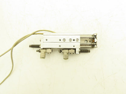 SMC MXQ8L-40B Pneumatic Air Slide Table Cylinder w/Shocks 8mm Bore 40mm Stroke