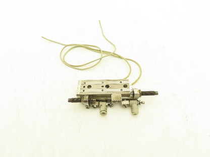 SMC MXQ8L-40B Pneumatic Air Slide Table Cylinder w/Shocks 8mm Bore 40mm Stroke