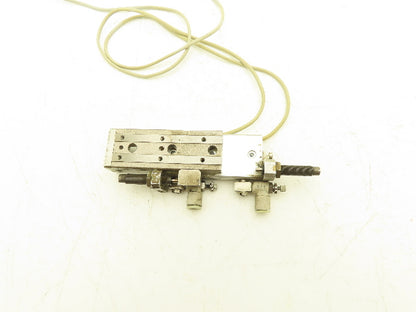 SMC MXQ8L-40B Pneumatic Air Slide Table Cylinder w/Shocks 8mm Bore 40mm Stroke