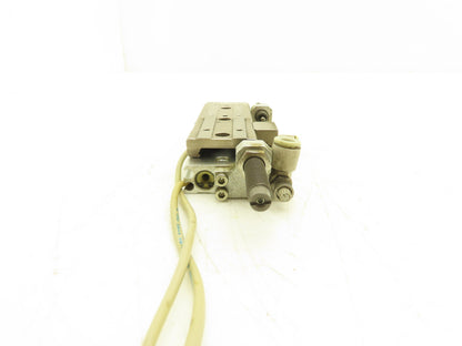 SMC MXQ8-40B Pneumatic Air Slide Table Cylinder w/Shocks 8mm Bore 40mm Stroke