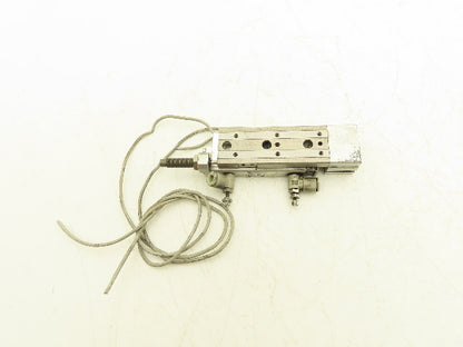 SMC MXQ8-40BTF Pneumatic Air Slide Table Cylinder w/Shock 8mm Bore 40mm Stroke