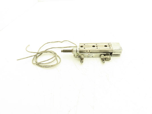 SMC MXQ8-40BTF Pneumatic Air Slide Table Cylinder w/Shock 8mm Bore 40mm Stroke