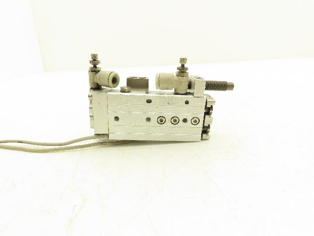 SMC MXQ8-30BSR Pneumatic Air Slide Table Cylinder End Lock 8mm Bore 30mm Stroke