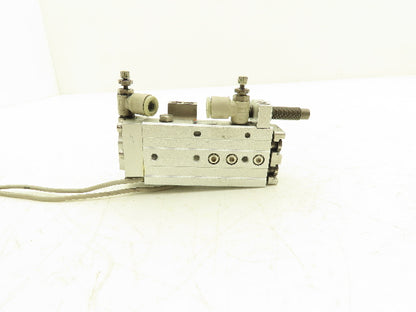 SMC MXQ8-30BSR Pneumatic Air Slide Table Cylinder End Lock 8mm Bore 30mm Stroke