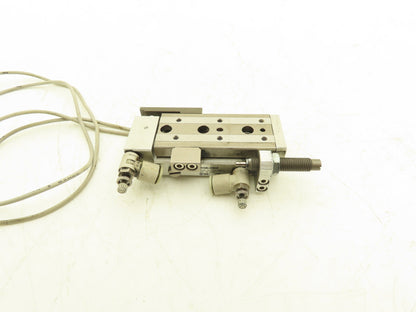 SMC MXQ8-30BSR Pneumatic Air Slide Table Cylinder End Lock 8mm Bore 30mm Stroke