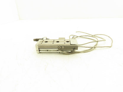 SMC MXQ8-30BSR Pneumatic Air Slide Table Cylinder End Lock 8mm Bore 30mm Stroke