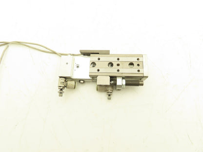 SMC MXQ8-30BSR Pneumatic Air Slide Table Cylinder End Lock 8mm Bore 30mm Stroke