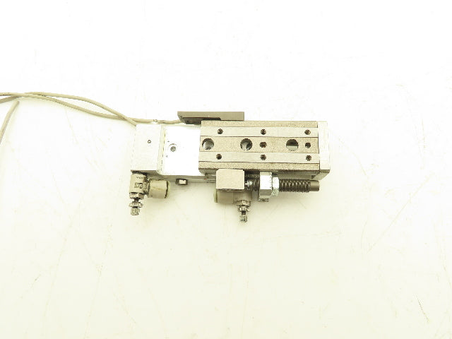 SMC MXQ8-30BSR Pneumatic Air Slide Table Cylinder End Lock 8mm Bore 30mm Stroke