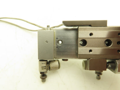 SMC MXQ8-30BSR Pneumatic Air Slide Table Cylinder End Lock 8mm Bore 30mm Stroke